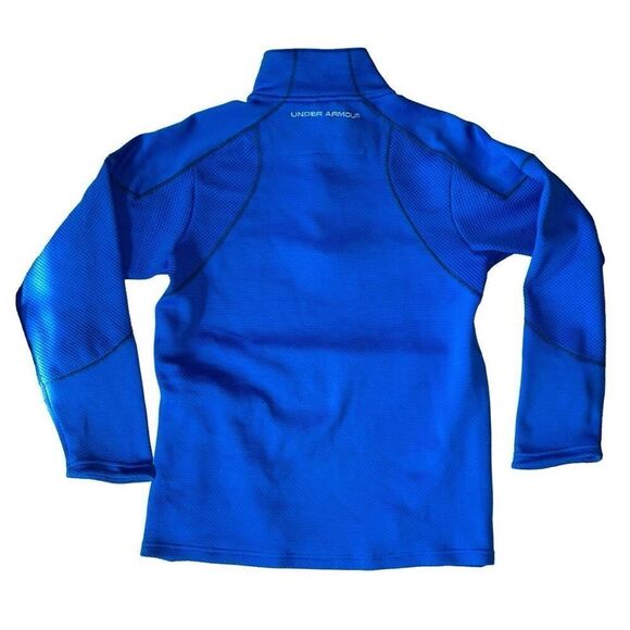 Under Armour Mens S Blue Fuego 1/4 Zip Pullover Loose Jacket - Picture 2 of 3
